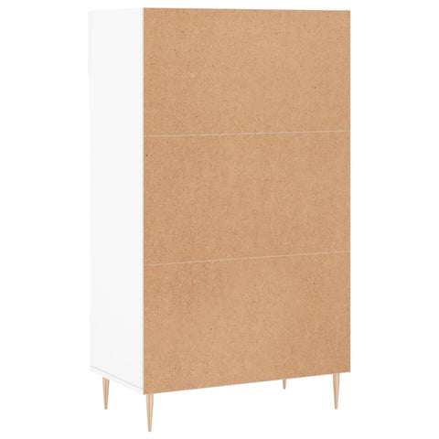 vidaXL Shoe Cabinet White 60x35x105 cm Engineered Wood