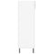 vidaXL Shoe Cabinet High Gloss White 60x35x105 cm Engineered Wood