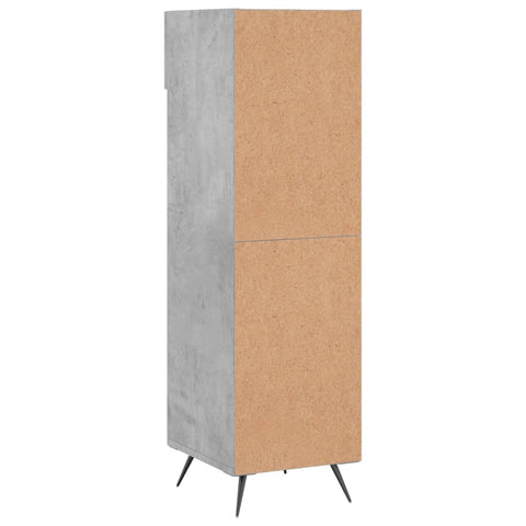 vidaXL Shoe Cabinet Concrete Grey 30x35x105 cm Engineered Wood