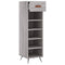 vidaXL Shoe Cabinet Grey Sonoma 30x35x105 cm Engineered Wood