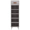 vidaXL Shoe Cabinet Grey Sonoma 30x35x105 cm Engineered Wood
