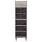 vidaXL Shoe Cabinet Grey Sonoma 30x35x105 cm Engineered Wood