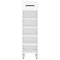 vidaXL Shoe Cabinet White 30x35x105 cm Engineered Wood