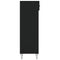 vidaXL Shoe Cabinet Black 30x35x105 cm Engineered Wood