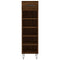 vidaXL Shoe Cabinet Brown Oak 30x35x105 cm Engineered Wood