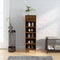 vidaXL Shoe Cabinet Brown Oak 30x35x105 cm Engineered Wood