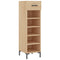 vidaXL Shoe Cabinet Sonoma Oak 30x35x105 cm Engineered Wood
