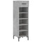 vidaXL Shoe Cabinet Concrete Grey 30x35x105 cm Engineered Wood