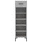 vidaXL Shoe Cabinet Concrete Grey 30x35x105 cm Engineered Wood