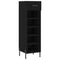 vidaXL Shoe Cabinet Black 30x35x105 cm Engineered Wood