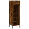 vidaXL Shoe Cabinet Smoked Oak 30x35x105 cm Engineered Wood