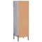 vidaXL Shoe Cabinet Grey Sonoma 30x35x105 cm Engineered Wood
