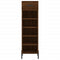 vidaXL Shoe Cabinet Brown Oak 30x35x105 cm Engineered Wood