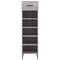 vidaXL Shoe Cabinet Grey Sonoma 30x35x105 cm Engineered Wood