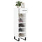 vidaXL Shoe Cabinet White 30x35x105 cm Engineered Wood