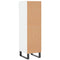 vidaXL Shoe Cabinet High Gloss White 30x35x105 cm Engineered Wood