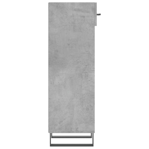 vidaXL Shoe Cabinet Concrete Grey 30x35x105 cm Engineered Wood