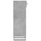 vidaXL Shoe Cabinet Concrete Grey 30x35x105 cm Engineered Wood