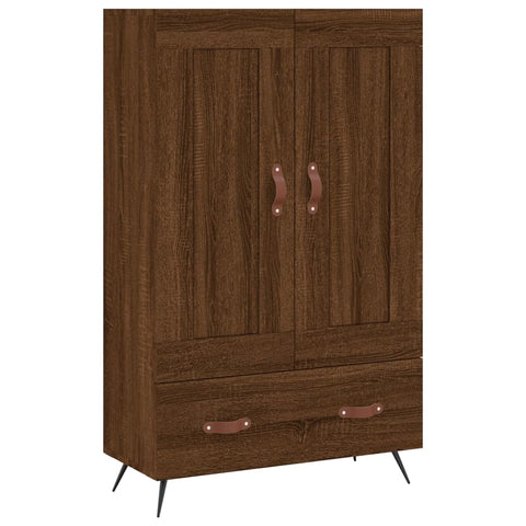 vidaXL Highboard Brown Oak 69.5x31x115 cm Engineered Wood