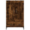 vidaXL Highboard Smoked Oak 69.5x31x115 cm Engineered Wood