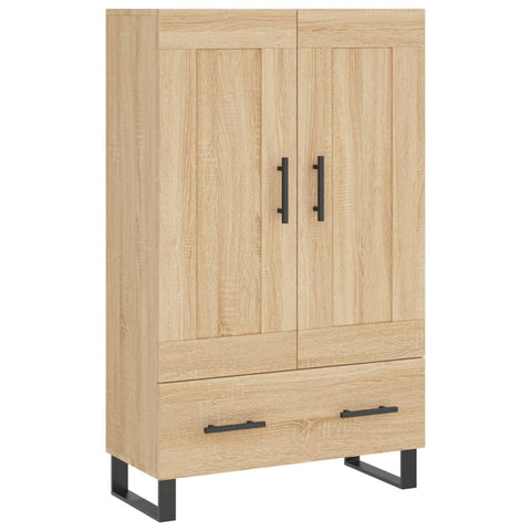 vidaXL Highboard Sonoma Oak 69.5x31x115 cm Engineered Wood