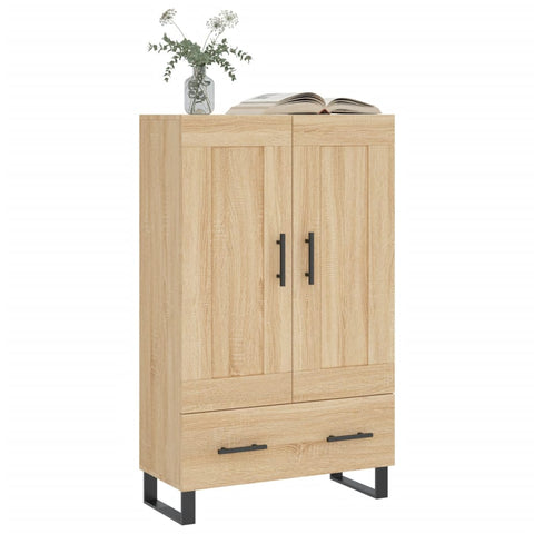 vidaXL Highboard Sonoma Oak 69.5x31x115 cm Engineered Wood