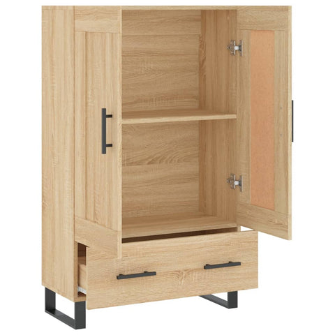 vidaXL Highboard Sonoma Oak 69.5x31x115 cm Engineered Wood