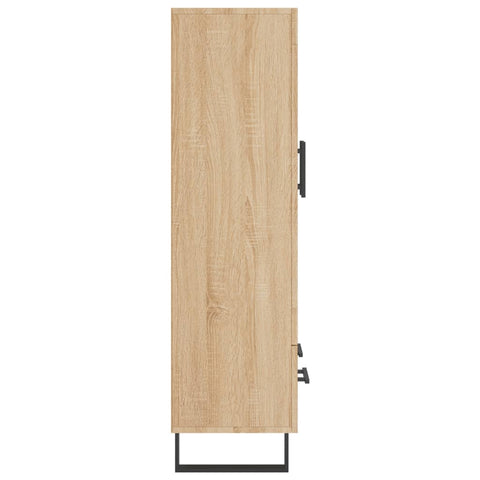 vidaXL Highboard Sonoma Oak 69.5x31x115 cm Engineered Wood
