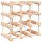 vidaXL Wine Rack for 12 Bottles 36x23x36 cm Solid Wood Pine