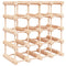vidaXL Wine Rack for 20 Bottles 46.5x23x46.5 cm Solid Wood Pine