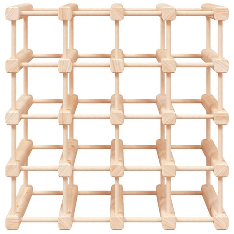 vidaXL Wine Rack for 20 Bottles 46.5x23x46.5 cm Solid Wood Pine