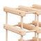vidaXL Wine Rack for 42 Bottles 68.5x23x68.5 cm Solid Wood Pine