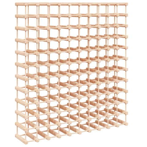vidaXL Wine Rack for 120 Bottles 112.5x23x123.5 cm Solid Wood Pine