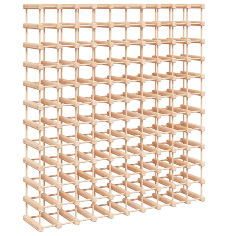 vidaXL Wine Rack for 120 Bottles 112.5x23x123.5 cm Solid Wood Pine