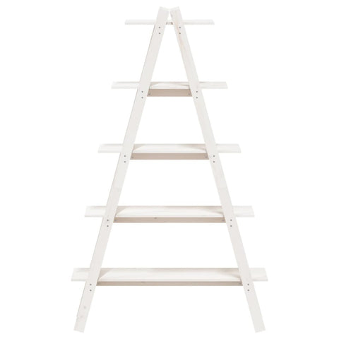 vidaXL 5-Tier Shelf A-shape 110x40x180.5 cm Solid Wood Pine