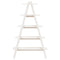 vidaXL 5-Tier Shelf A-shape 110x40x180.5 cm Solid Wood Pine