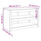 vidaXL Outdoor Kitchen Cabinet 106x55x64 cm Solid Wood Douglas