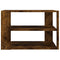 vidaXL Coffee Table Smoked Oak 59.5x59.5x40 cm Engineered Wood