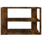 vidaXL Coffee Table Smoked Oak 59.5x59.5x40 cm Engineered Wood