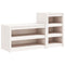 vidaXL Outdoor Kitchen Cabinets 2 pcs White Solid Wood Pine