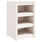vidaXL Outdoor Kitchen Cabinets 2 pcs White Solid Wood Pine