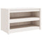 vidaXL Outdoor Kitchen Cabinets 2 pcs White Solid Wood Pine