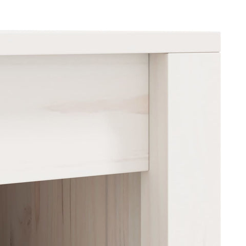 vidaXL Outdoor Kitchen Cabinets 2 pcs White Solid Wood Pine