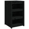 vidaXL Outdoor Kitchen Cabinets 2 pcs Black Solid Wood Pine