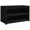 vidaXL Outdoor Kitchen Cabinets 2 pcs Black Solid Wood Pine