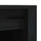 vidaXL Outdoor Kitchen Cabinets 2 pcs Black Solid Wood Pine
