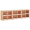 vidaXL Outdoor Kitchen Cabinets 3 pcs Solid Wood Pine