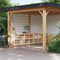 vidaXL Outdoor Kitchen Cabinets 3 pcs Solid Wood Pine