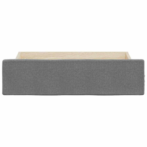 vidaXL Bed Drawers 2 pcs Dark Grey Engineered Wood and Fabric