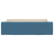 vidaXL Bed Drawers 2 pcs Blue Engineered Wood and Velvet